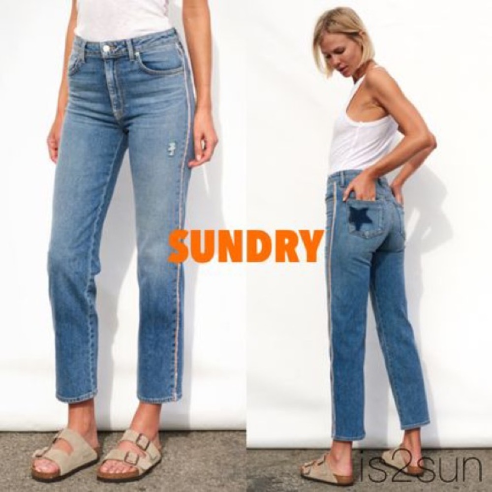 Sundry straight leg jeans
